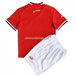 Camisola Egito Criança Equipamento Primeiro 2022 Manga Corta